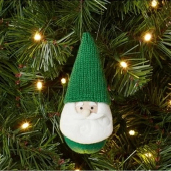 Gnome with Green Hat Ornament, NWT - Picture 1 of 3